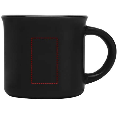 Bari Keramiktasse 240 ml mit glänzender Oberfläche - schwarz – Bild 7