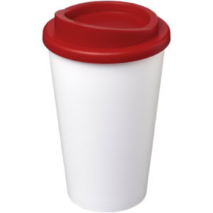 Americano® 350 ml Isolierbecher – weiss / rot