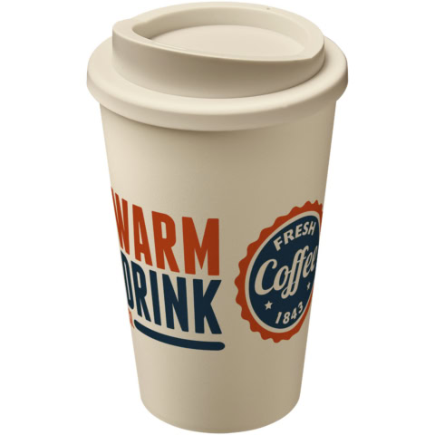 Americano® 350 ml Isolierbecher - oatmeal - Logo 1