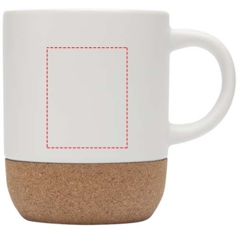 Billie 300 ml Keramiktasse mit Korkdetails - weiss – Bild 7