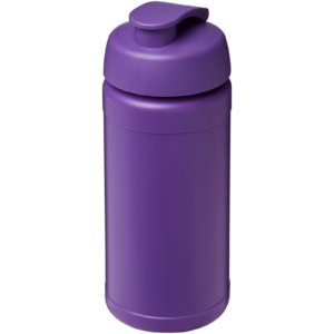 Baseline® Plus 500 ml Sportflasche mit Klappdeckel – lila