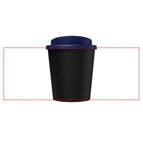 Americano® Espresso Eco 250 ml recycelter Isolierbecher - schwarz / blau – Bild 7