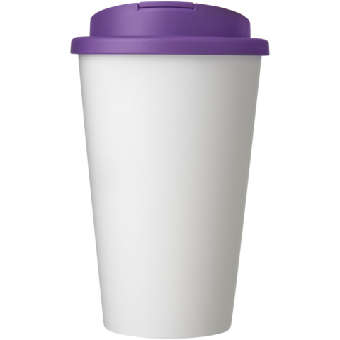 Americano® 350 ml Isolierbecher mit auslaufsicherem Schraubverschluss - weiss - Vorderseite