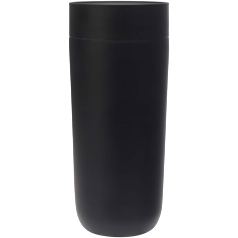Camden 350 ml RCS-zertifizierter Becher aus Edelstahl mit Keramikauskleidung - schwarz - Vorderseite