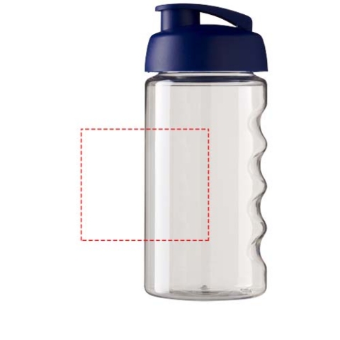 H2O Active® Bop 500 ml Sportflasche mit Klappdeckel - transparent / blau – Bild 5