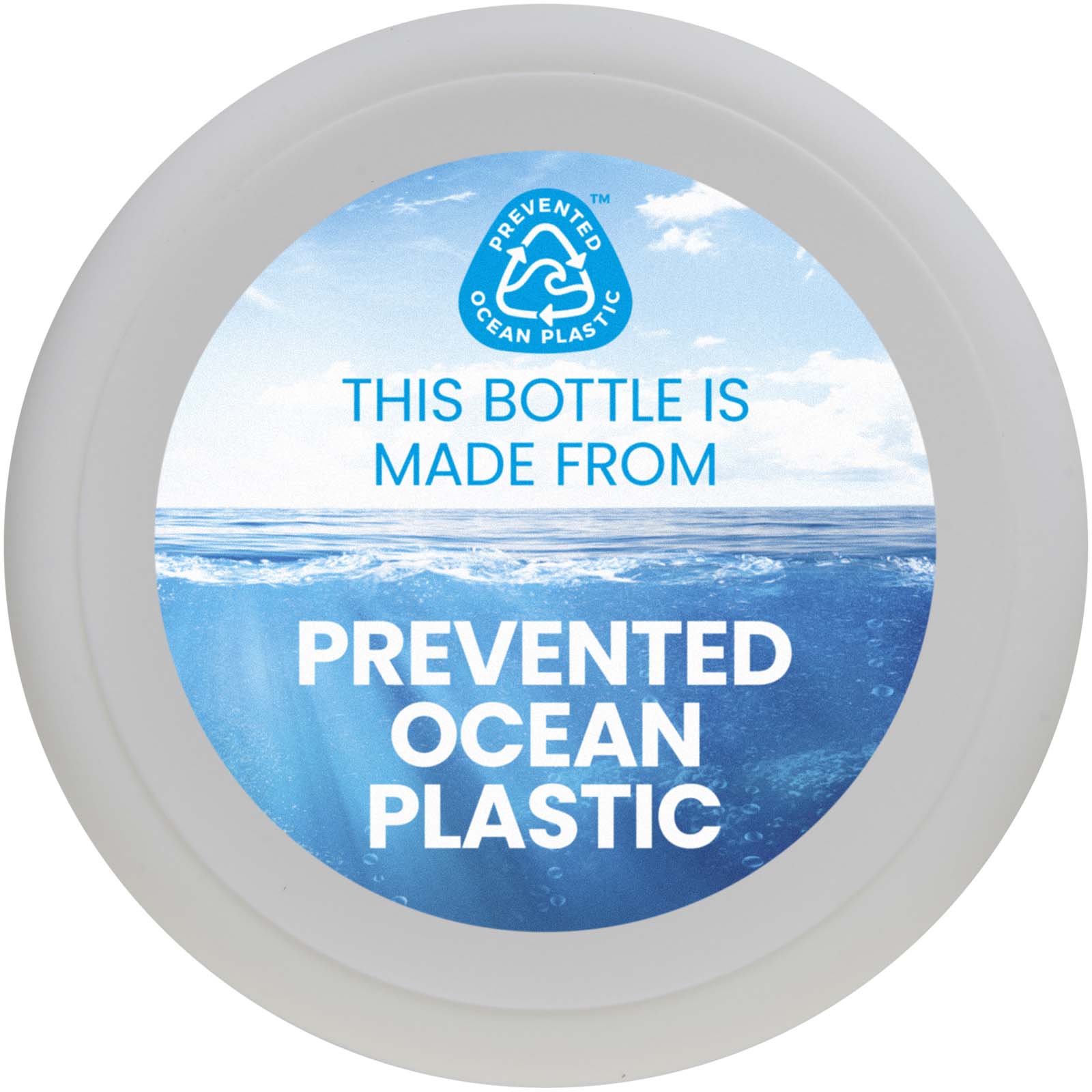 H2O Active® Eco Base 650 ml Sportflasche mit Drehdeckel - transparent - Logo 2