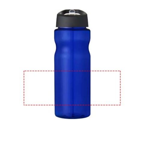 H2O Active® Base 650 ml Sportflasche mit Ausgussdeckel - blau / schwarz – Bild 7