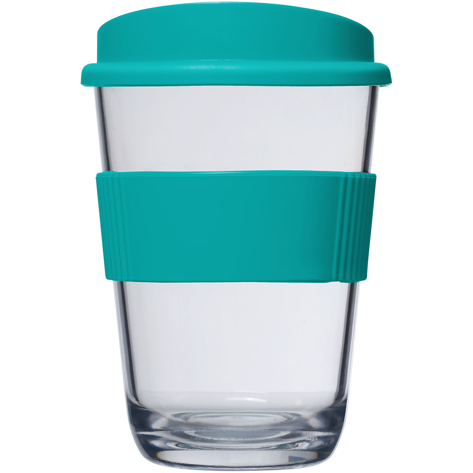 Americano® Cortado 300 ml Becher mit Schutzring - aquablau - Vorderseite
