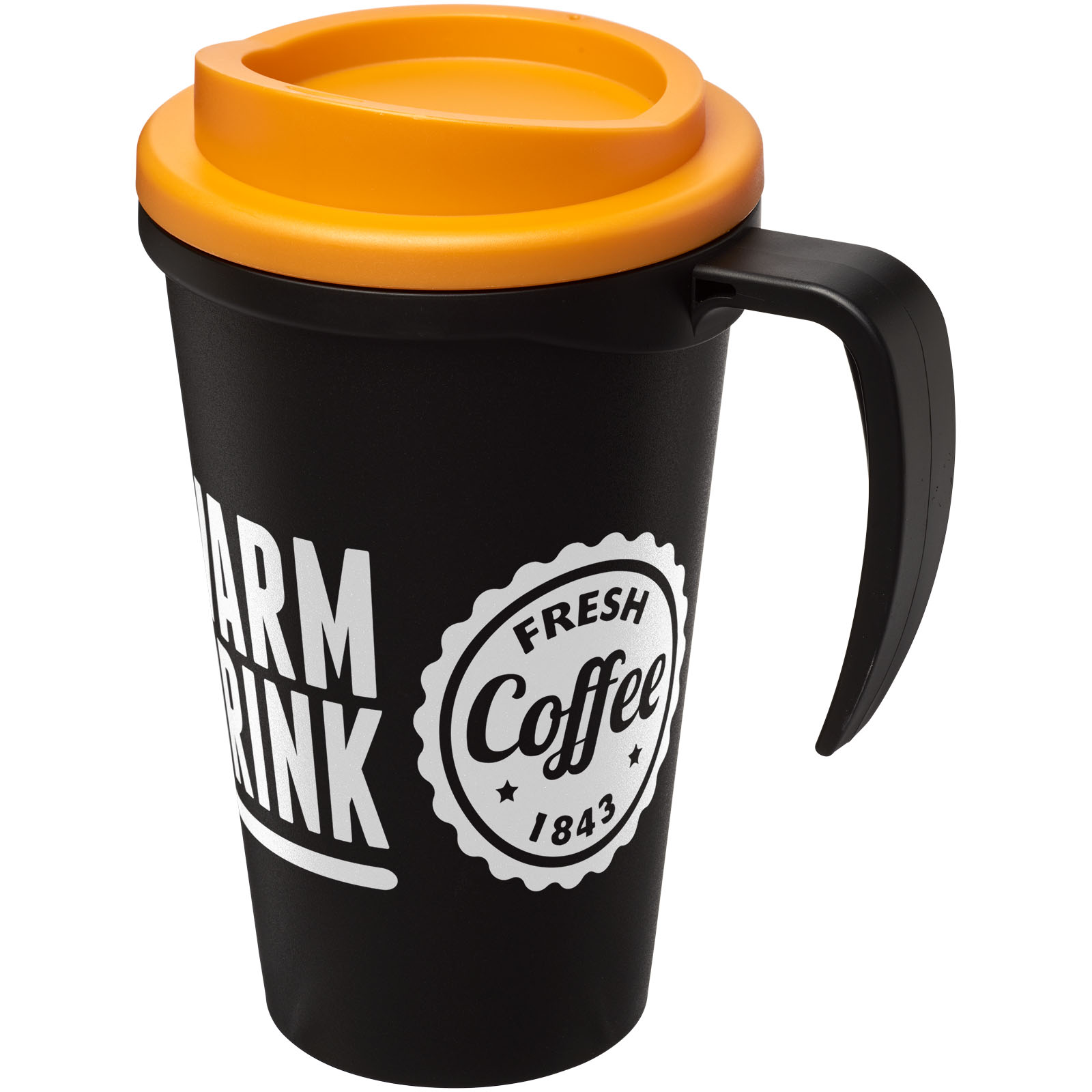 Americano® Grande 350 ml Isolierbecher - schwarz - Logo 1