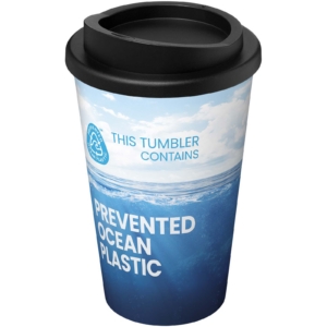 Brite-Americano® POP 350 ml Isolierbecher - schwarz - Logo 1