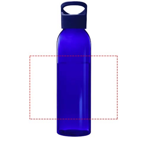Sky 650 ml Sportflasche aus recyceltem Kunststoff - blau – Bild 6