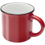 Bari Keramiktasse 240 ml mit glänzender Oberfläche - rot - Hauptfoto