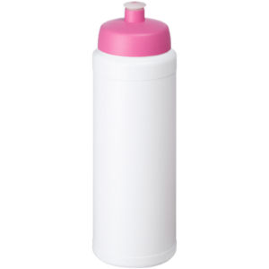 Baseline® Plus 750 ml Flasche mit Sportdeckel – weiss / rosa