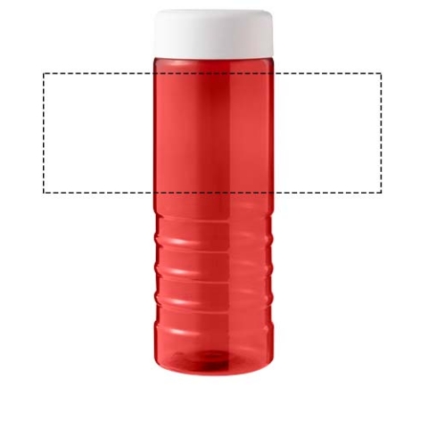H2O Active® Eco Treble 750 ml Sportflasche mit Drehdeckel - rot / weiss – Bild 8