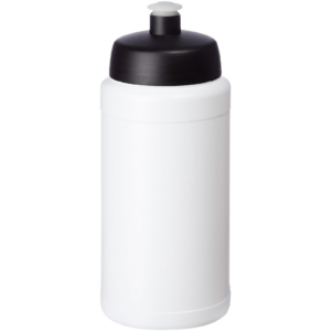 Baseline® Plus 500 ml Flasche mit Sportdeckel – weiss / schwarz