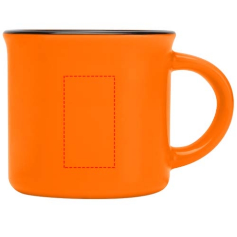 Bari Keramiktasse 240 ml mit glänzender Oberfläche - orange – Bild 7