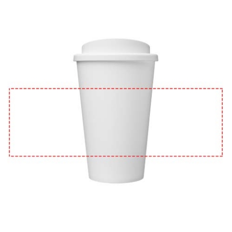 Americano® Eco 350 ml recycelter Becher - weiss – Bild 5