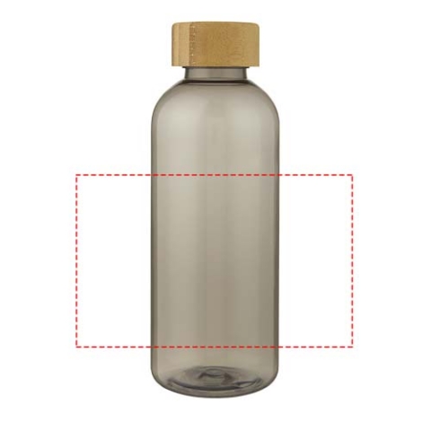 Ziggs 650 ml Sportflasche aus recyceltem Kunststoff - charcoal transparent – Bild 8