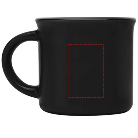 Bari Keramiktasse 240 ml mit glänzender Oberfläche - schwarz – Bild 8
