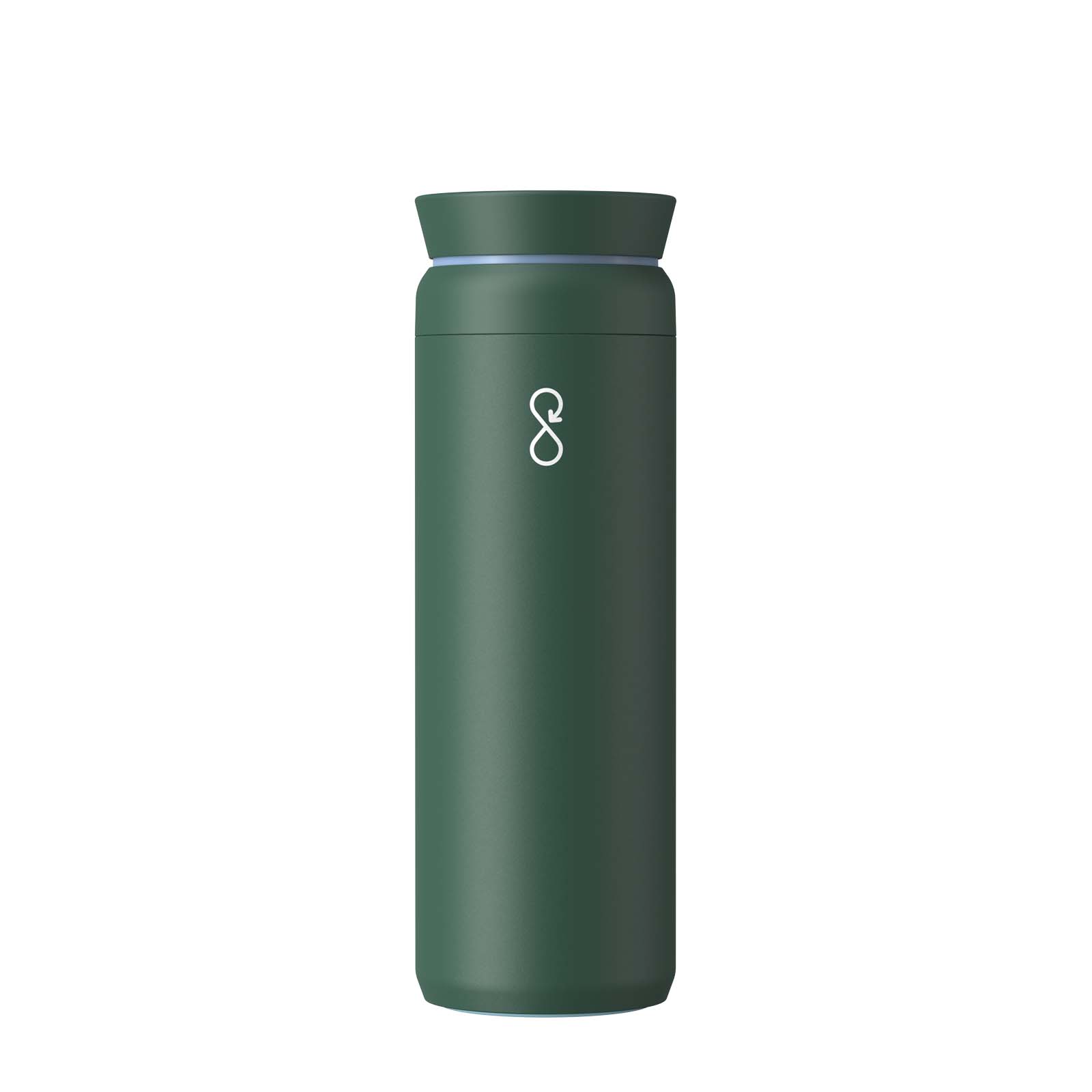 Ocean Bottle Peak Brew 590 ml Becher aus recyceltem Edelstahl - waldgrün - Hauptfoto