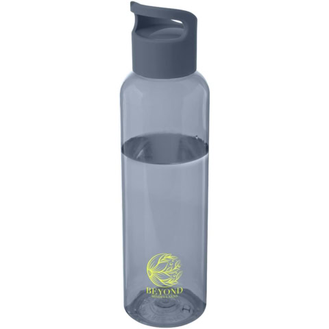 Sky 650 ml Sportflasche aus recyceltem Kunststoff - hale blau - Logo 1