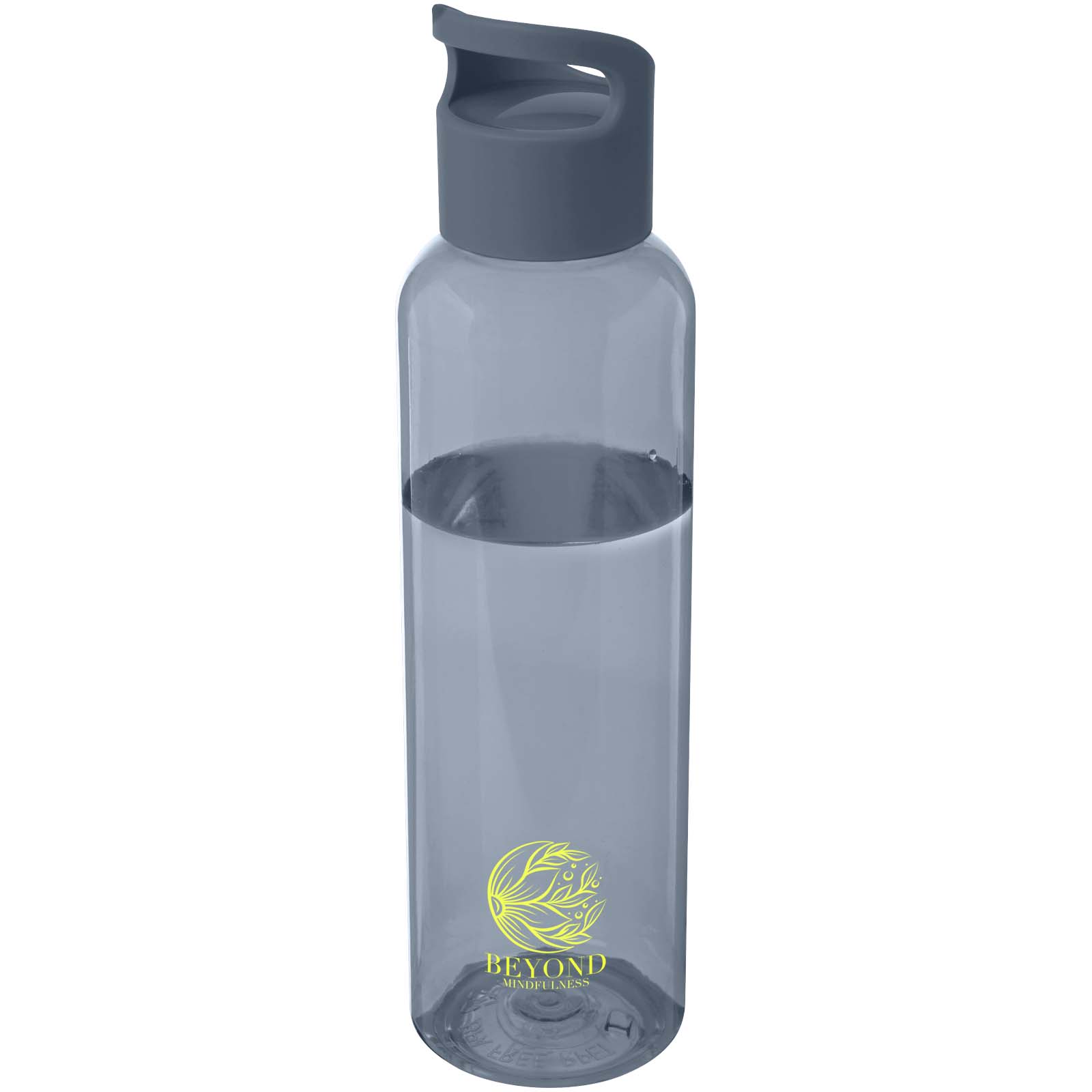 Sky 650 ml Sportflasche aus recyceltem Kunststoff - hale blau - Logo 1