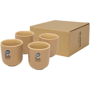 Male Espressotassen 4-teilig 90 ml - oatmeal - Logo 1