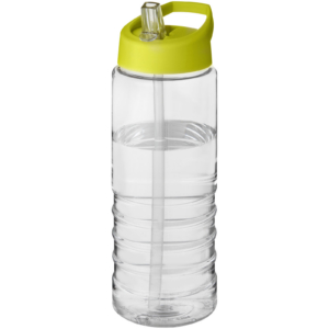 H2O Active® Treble 750 ml Sportflasche mit Ausgussdeckel – transparent / limone