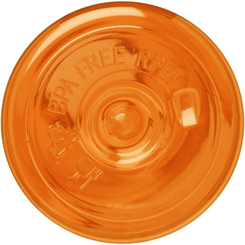 Sky 650 ml Sportflasche aus recyceltem Kunststoff - orange - Extra 2