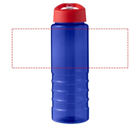 H2O Active® Eco Treble 750 ml Sportflasche mit Stülpdeckel - blau / rot – Bild 6