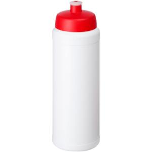 Baseline® Plus 750 ml Flasche mit Sportdeckel – weiss / rot