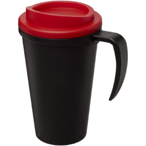 Americano® Grande 350 ml Isolierbecher – schwarz / rot
