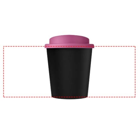Americano® Espresso Eco 250 ml recycelter Isolierbecher - schwarz / magenta – Bild 6