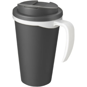 Americano® Grande 350 ml Isolierbecher mit auslaufsicherem Schraubverschluss – grau