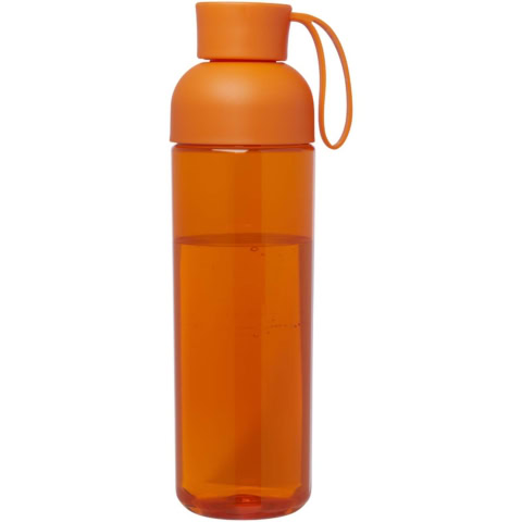 Illuminate 600 ml RPET-Wasserflasche - orange - Vorderseite