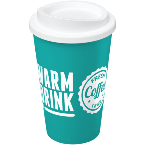 Americano® 350 ml Isolierbecher - aquablau - Logo 1