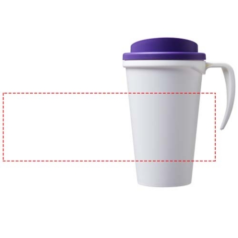 Americano® Grande 350 ml Isolierbecher - weiss / lila – Bild 8
