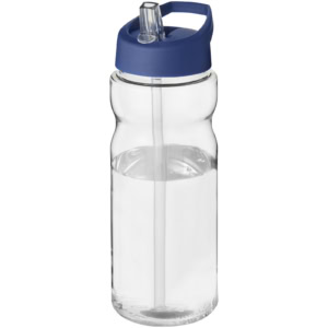 H2O Active® Base 650 ml Sportflasche mit Ausgussdeckel – transparent / blau