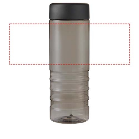 H2O Active® Eco Treble 750 ml Sportflasche mit Drehdeckel - kohle / schwarz – Bild 9