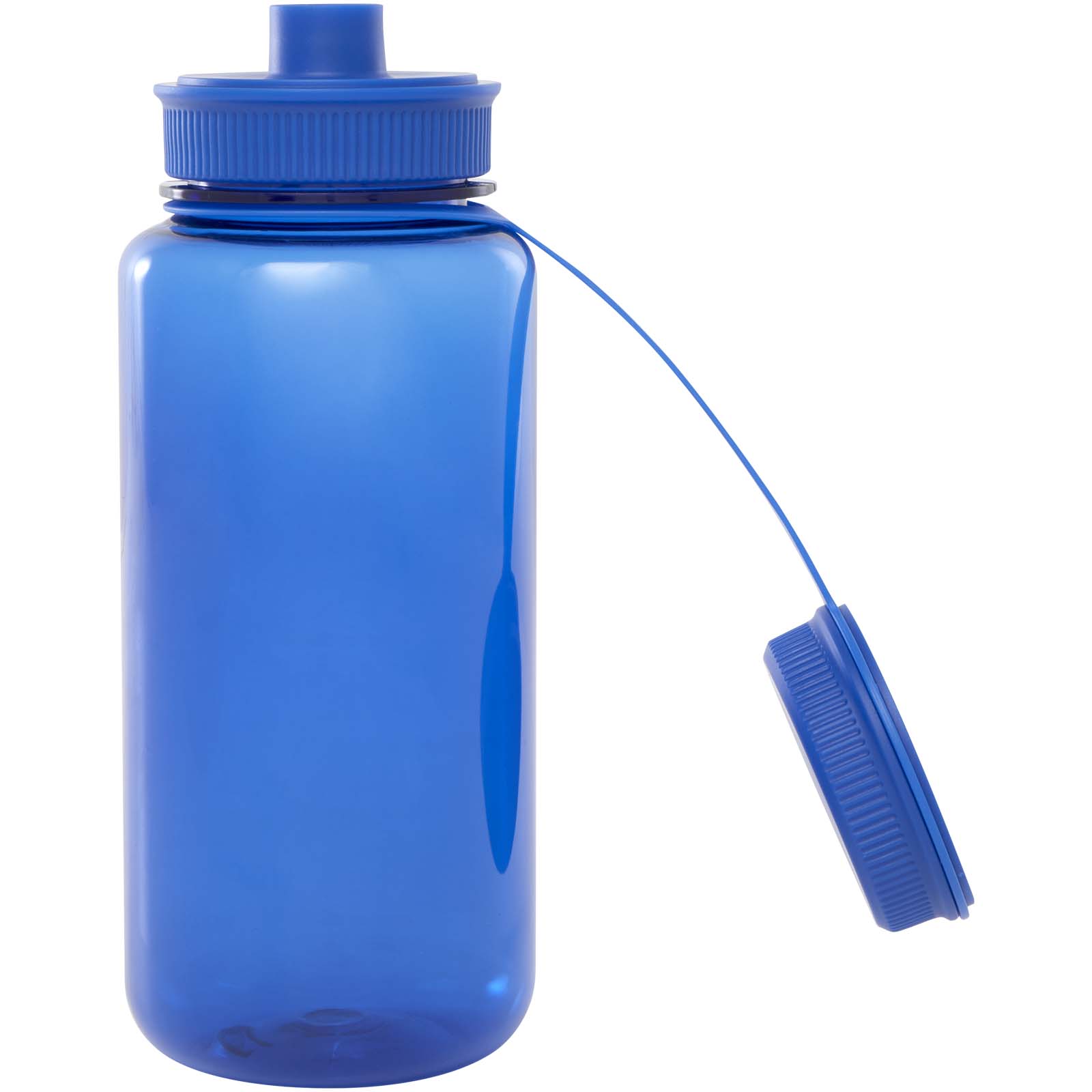 Ryder 900 ml RCS-zertifizierte RPET-Sportflasche mit Multifunktionsdeckel - royalblau - Extra 1