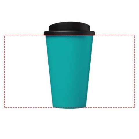 Americano® 350 ml Isolierbecher - aquablau / schwarz – Bild 2
