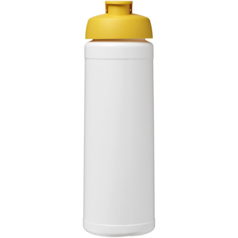 Baseline® Plus 750 ml Flasche mit Klappdeckel - weiss - Vorderseite