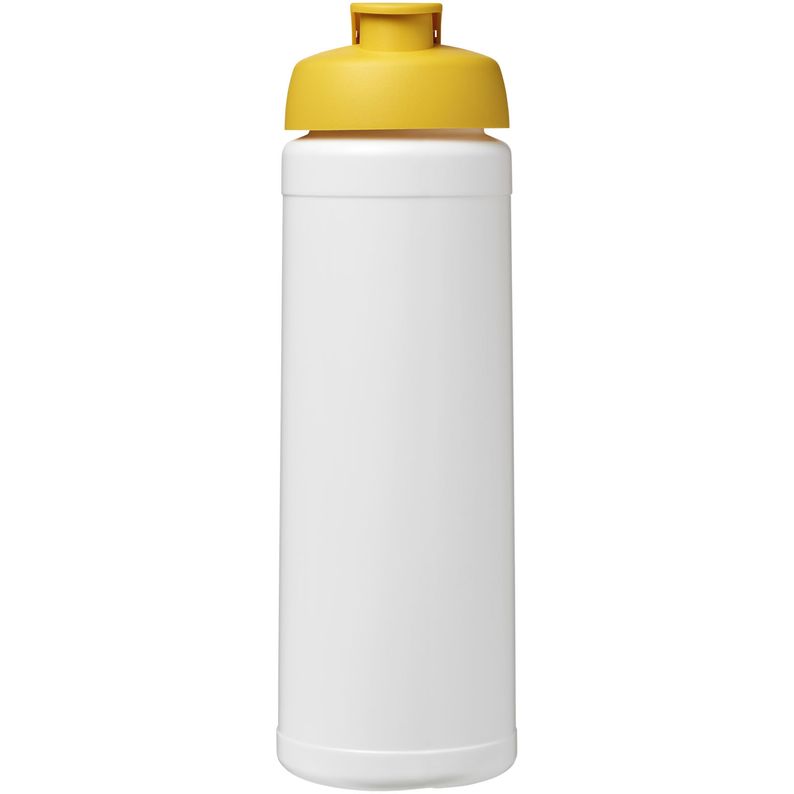 Baseline® Plus 750 ml Flasche mit Klappdeckel - weiss - Vorderseite