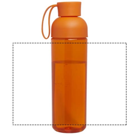 Illuminate 600 ml RPET-Wasserflasche - orange – Bild 10