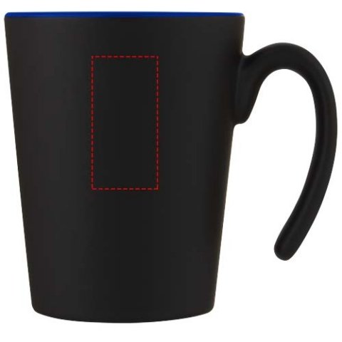 Oli 360 ml Keramikbecher mit Henkel - blau / schwarz – Bild 7