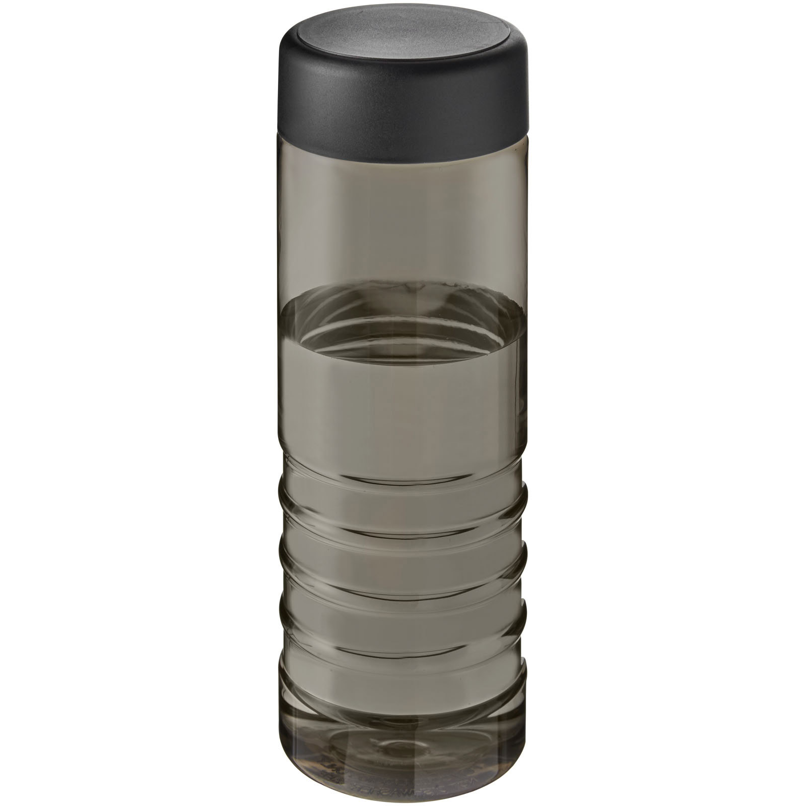 H2O Active® Eco Treble 750 ml Sportflasche mit Drehdeckel - kohle - Hauptfoto