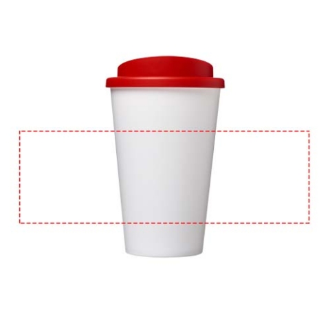 Americano® 350 ml Isolierbecher - weiss / rot – Bild 6