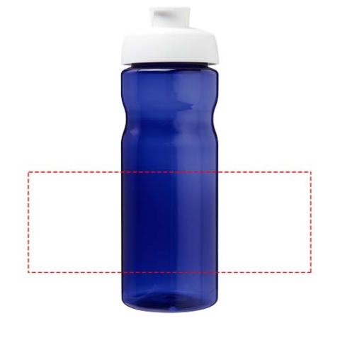 H2O Active® Eco POP Base 650 ml Sportflasche mit Klappdeckel - blau / weiss – Bild 8