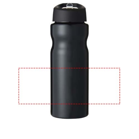 H2O Active® Base 650 ml Sportflasche mit Ausgussdeckel - schwarz – Bild 7