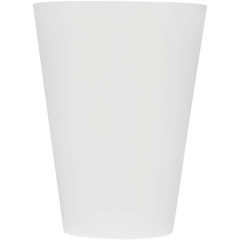 Glastonbury 300 ml Becher aus Kunststoff - klar mattiert - Vorderseite